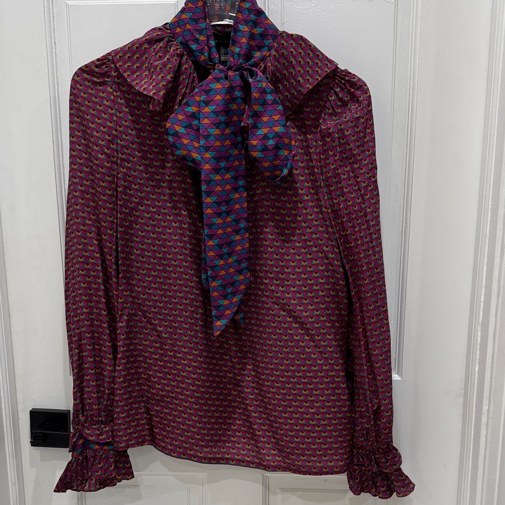 Marc Jacobs Multicolor Geometric Blouse